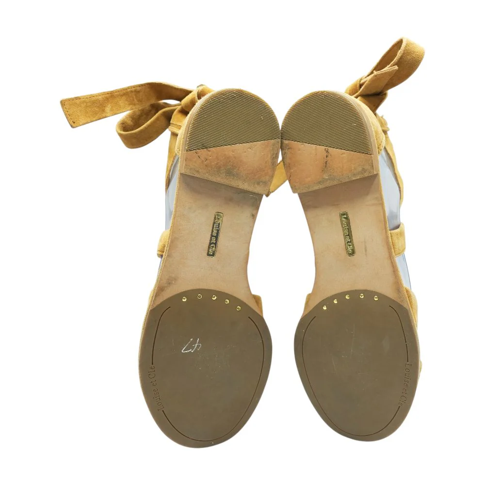 Tan Flat Sandals - Image 3