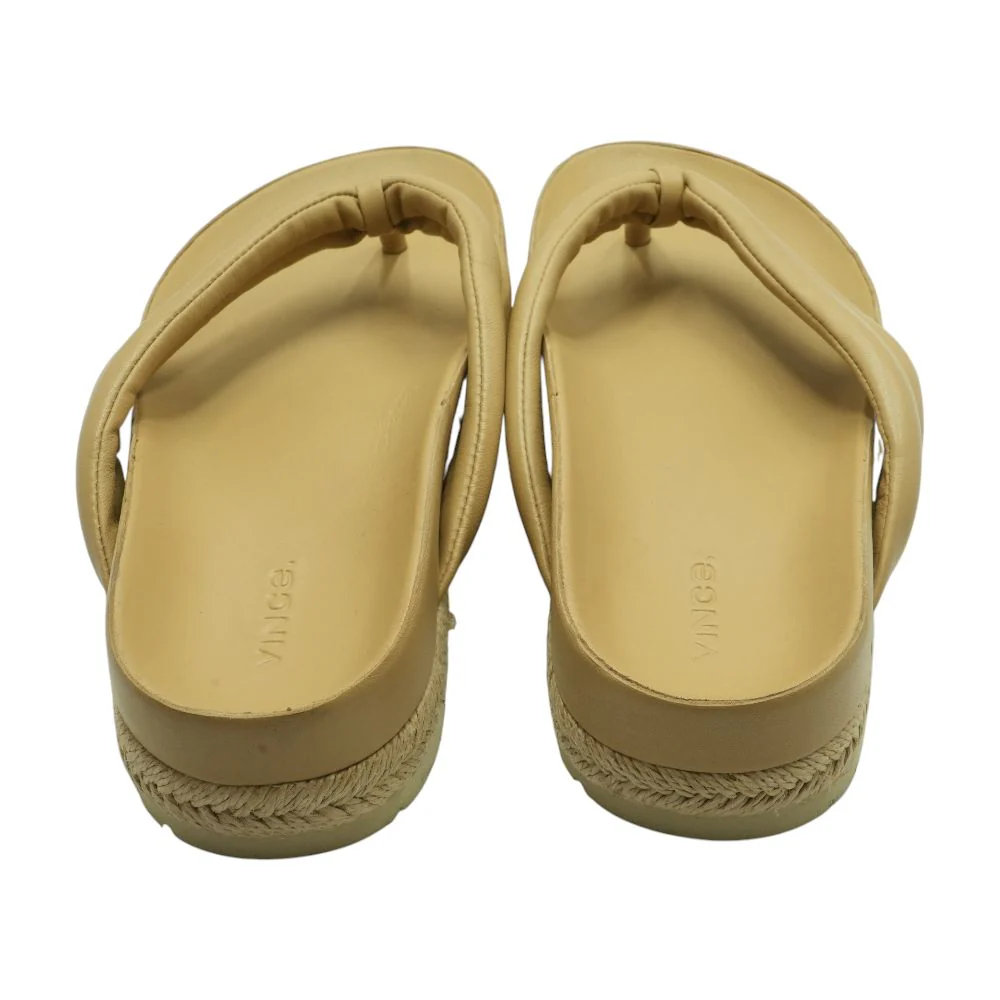 Tan Flip Flop Sandals - Image 2