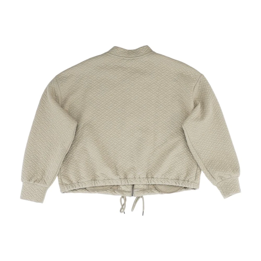 Tan Geometric Lightweight Jacket - Image 2