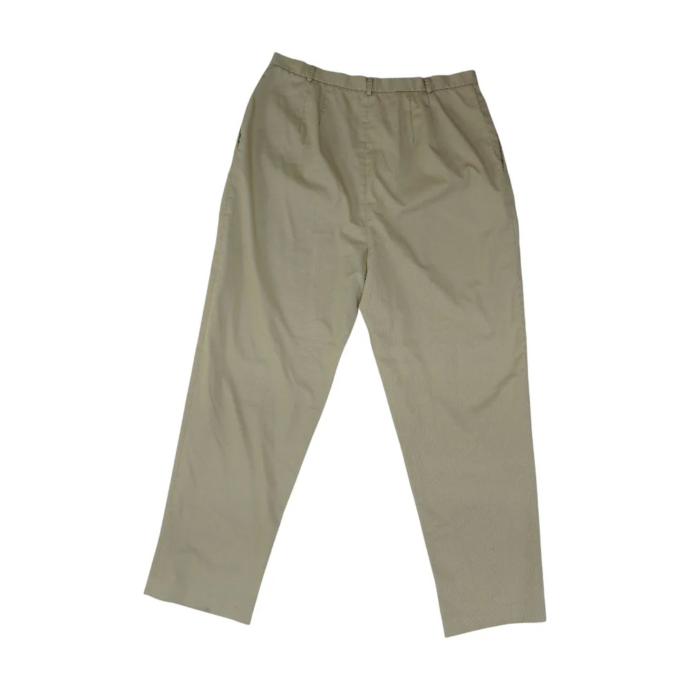 Tan Khaki Petite Plus Regular Pants - Image 2