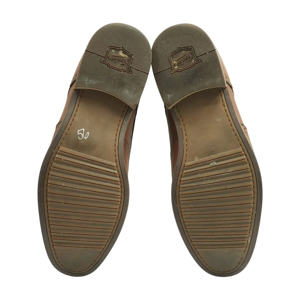 Tan Leather Derby/oxford Dress Shoes - Image 3