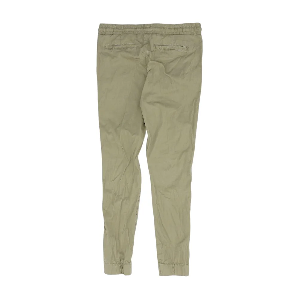 Tan Solid Casual Pants - Image 2