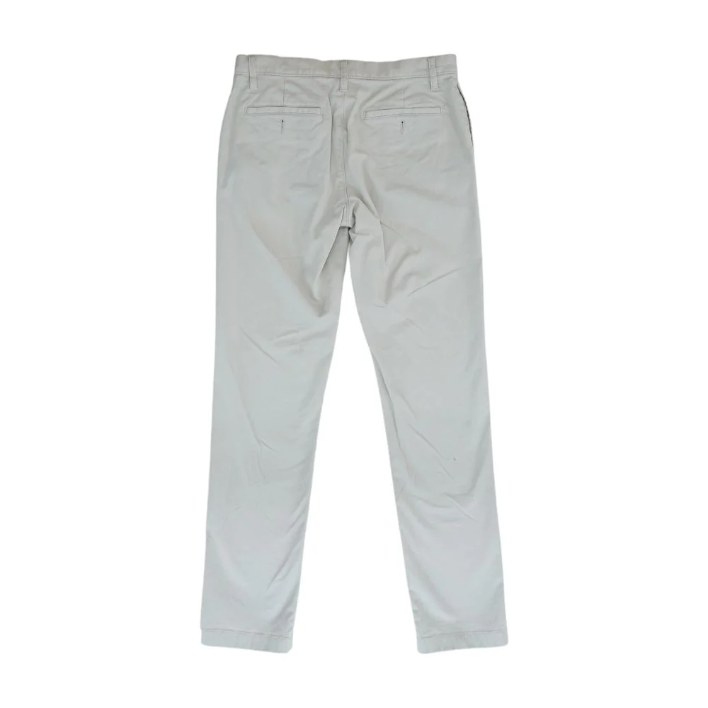 Tan Solid Chino Pants - Image 2
