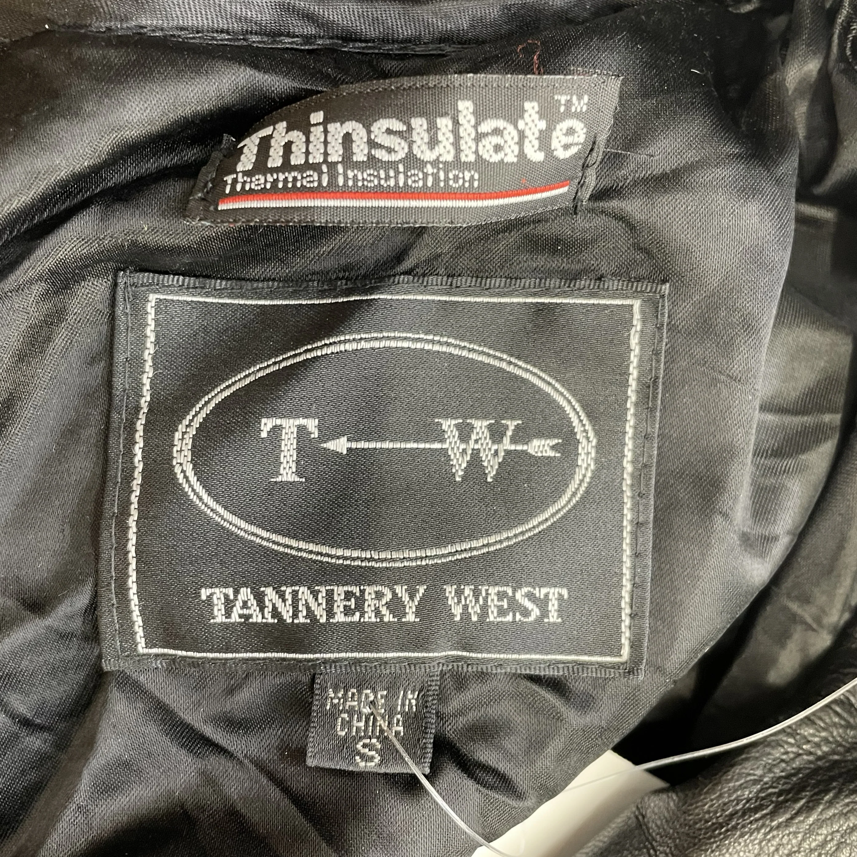 Black Solid Leather Jacket - Image 3