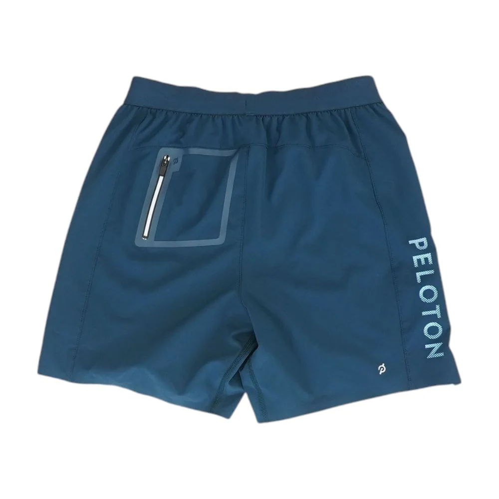 Teal Solid Active Shorts - Image 2