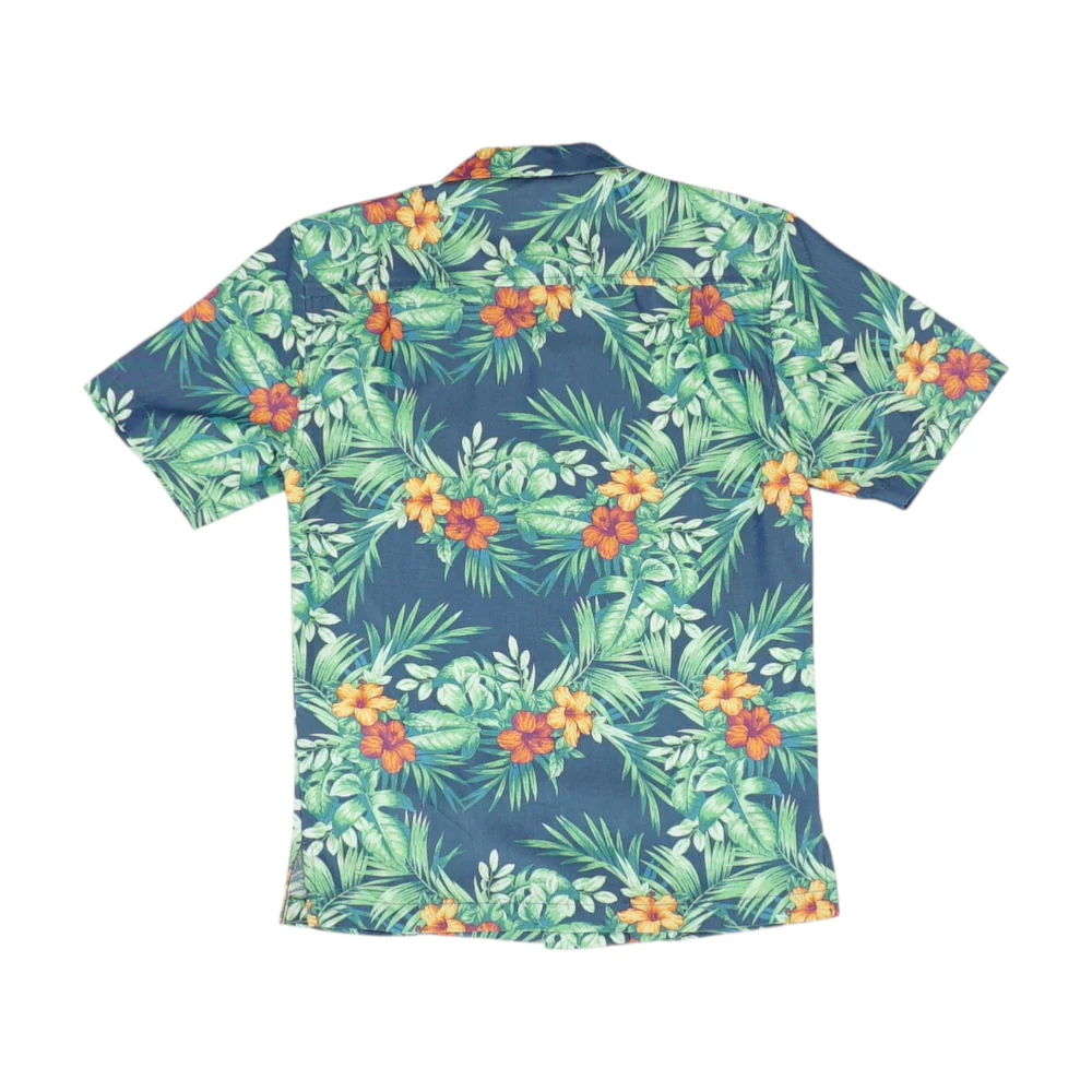 Green Tropical Short Sleeve Button Down - Image 2