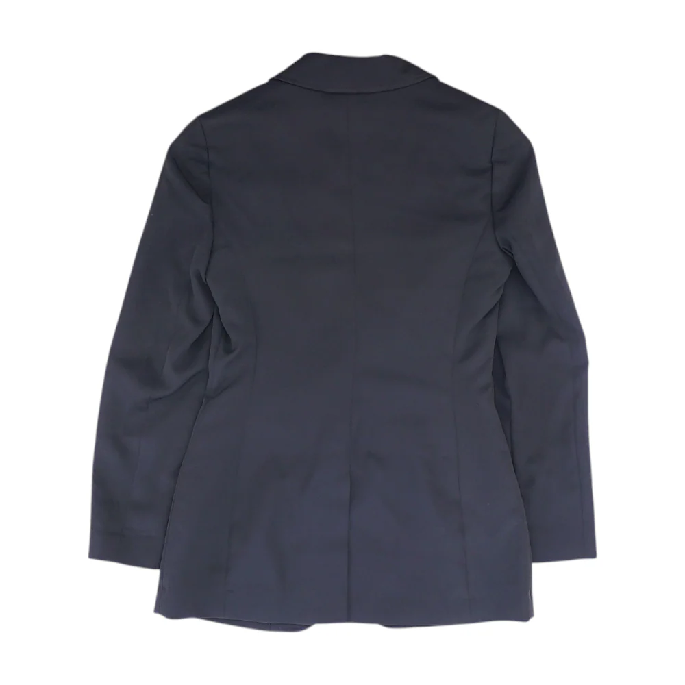 Black Solid Blazer - Image 2