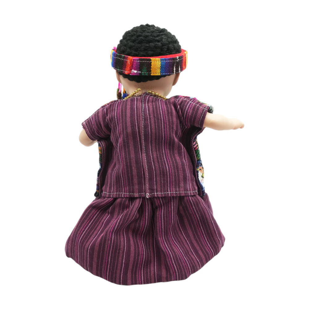 Collectible Porcelain Doll in Traditional Clothing - Image 2