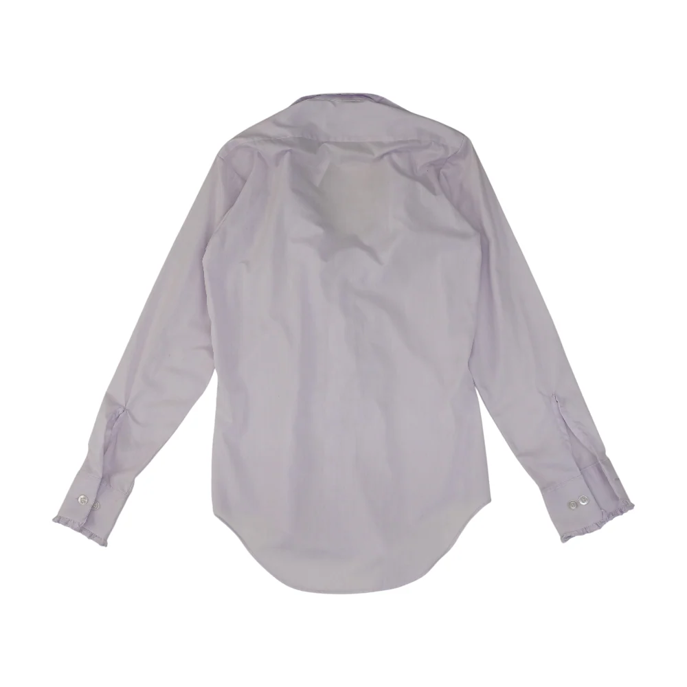 Purple Solid Tuxedo Button Down - Image 2