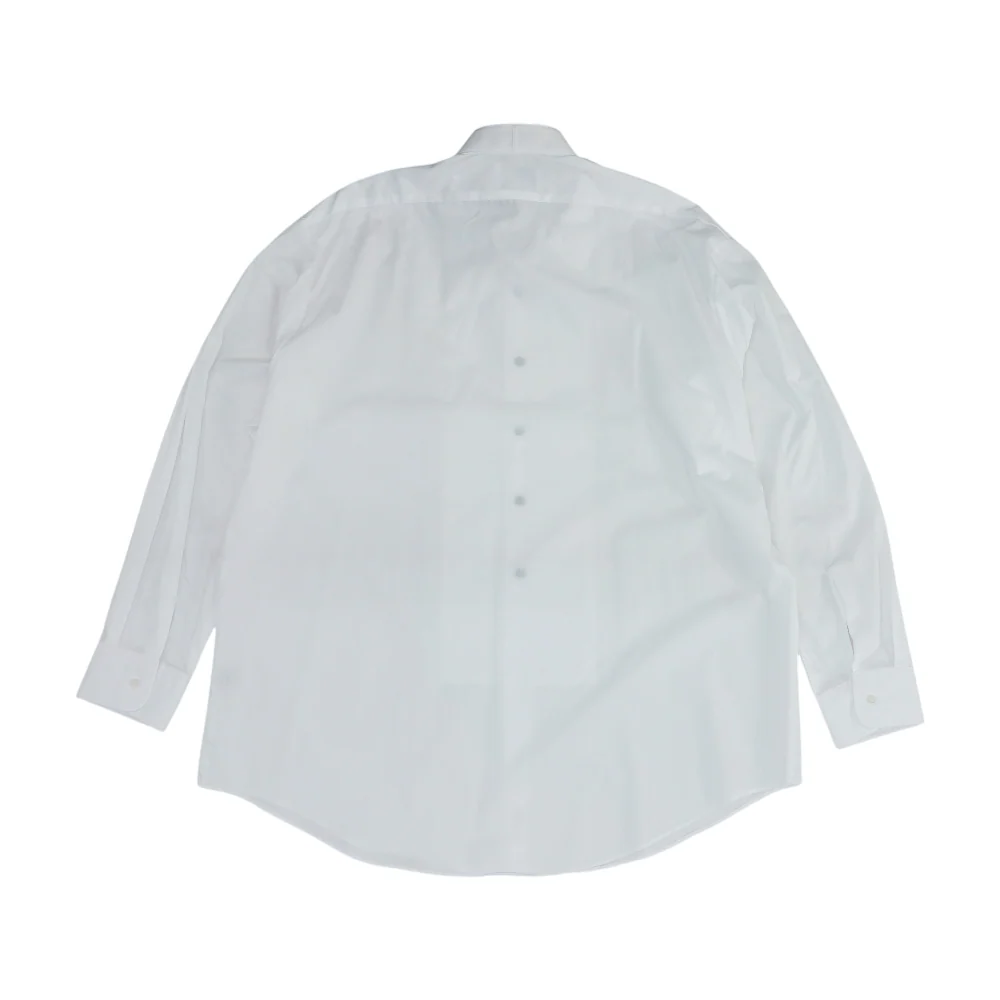 White Solid Tuxedo Button Down - Image 2