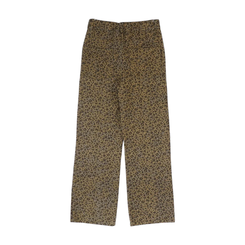 Brown Animal Print Jeans - Image 2