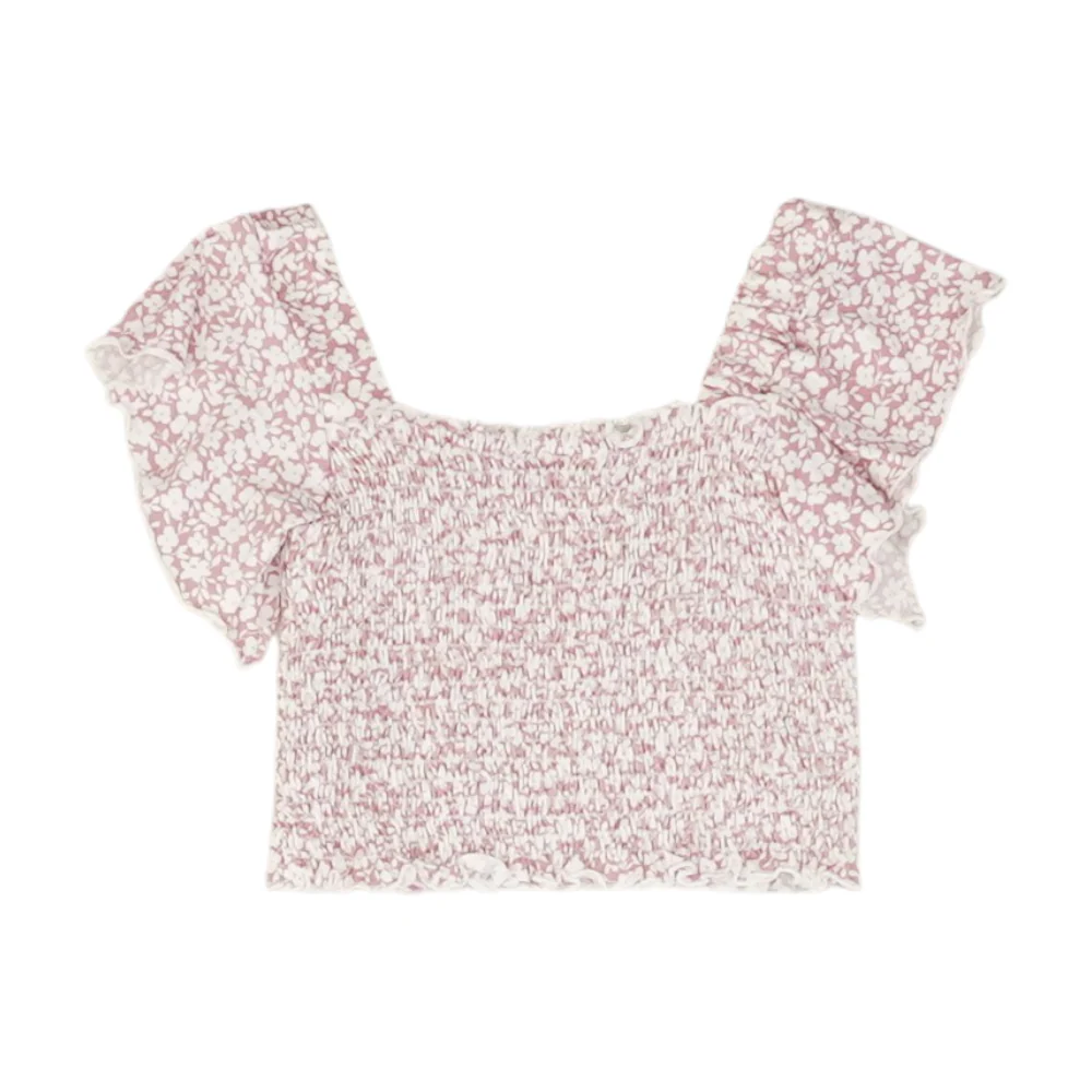 Pink Floral Blouse - Image 2