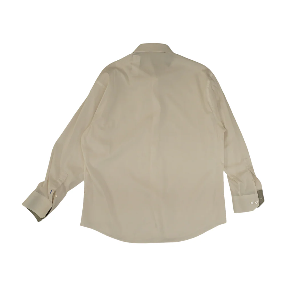 White Solid Long Sleeve Button Down - Image 2
