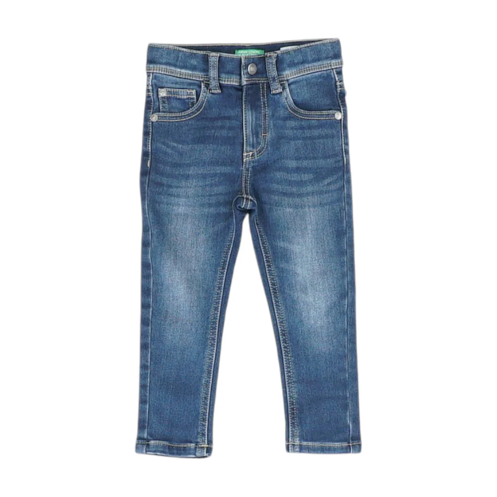Blue Solid Jeans
