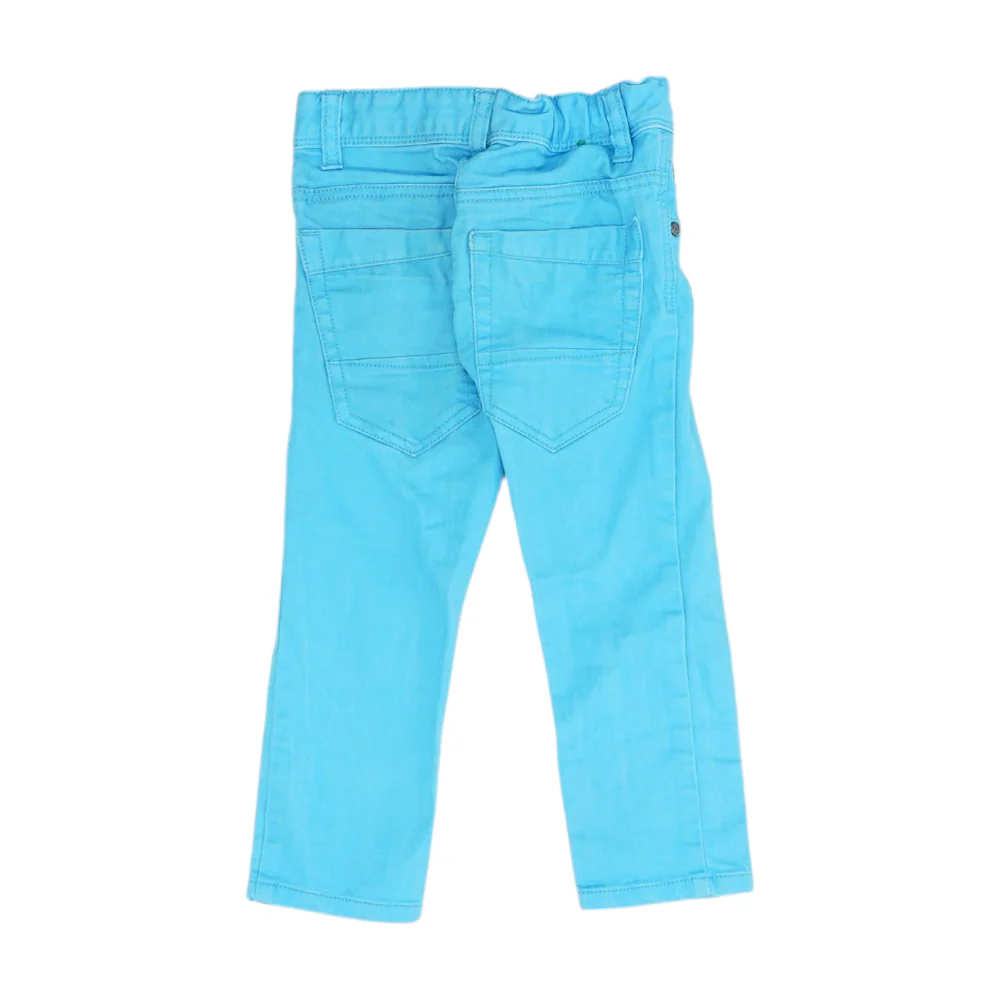 Blue Solid Jeans - Image 2
