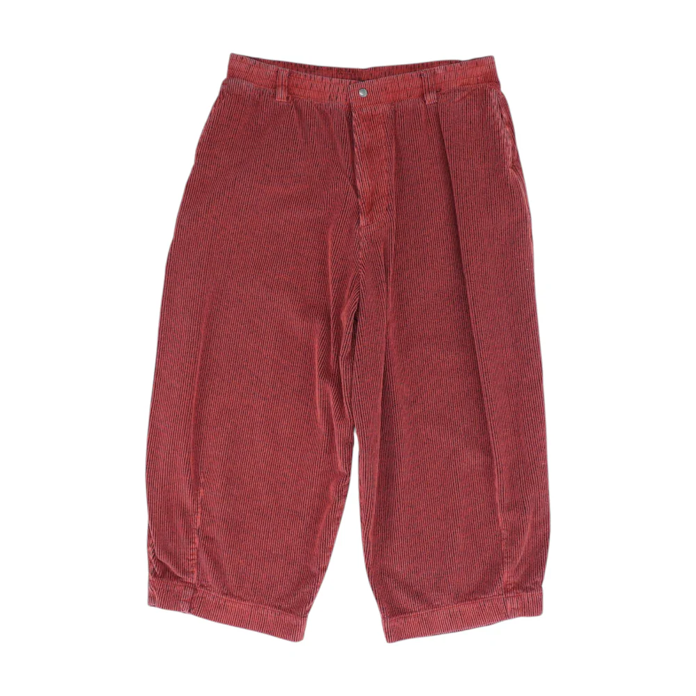 Red Striped Regular Pants