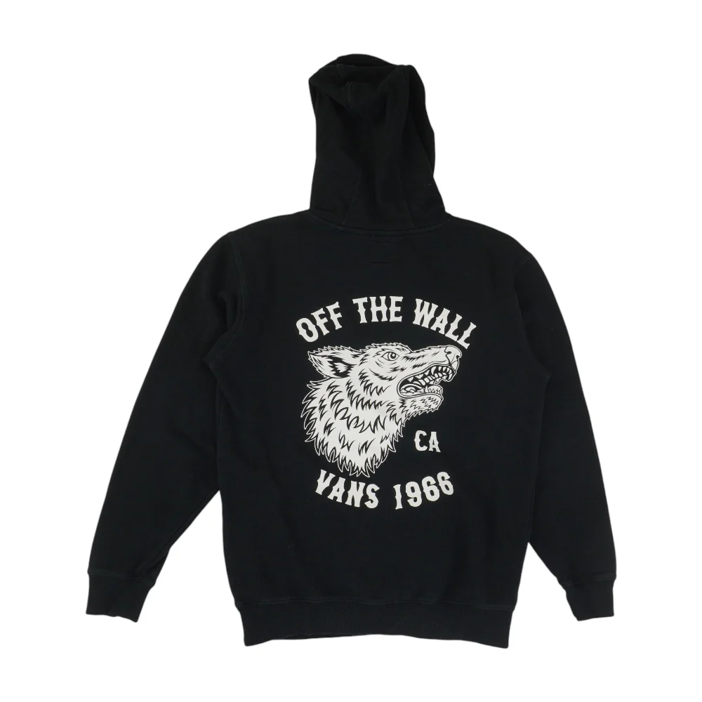 Black Solid Hoodie Pullover - Image 2