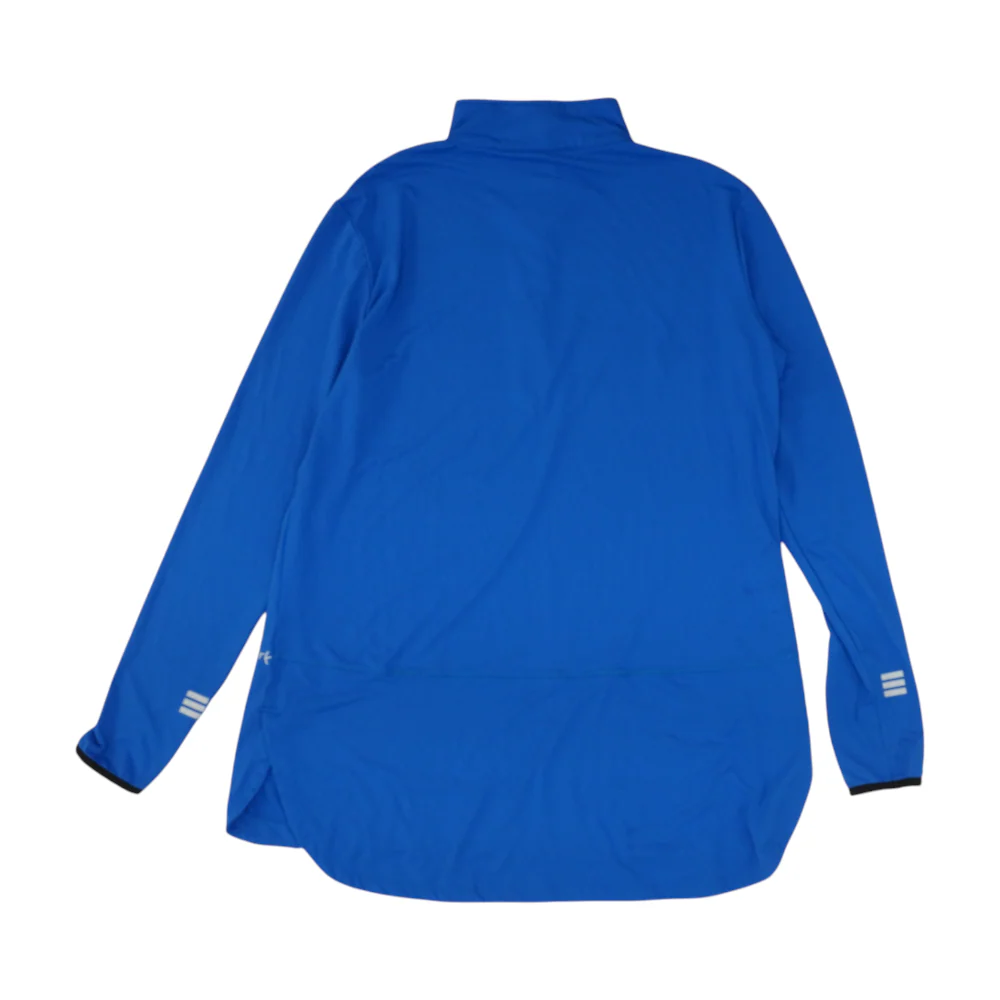 Blue Solid 1/4 Zip Pullover - Image 2