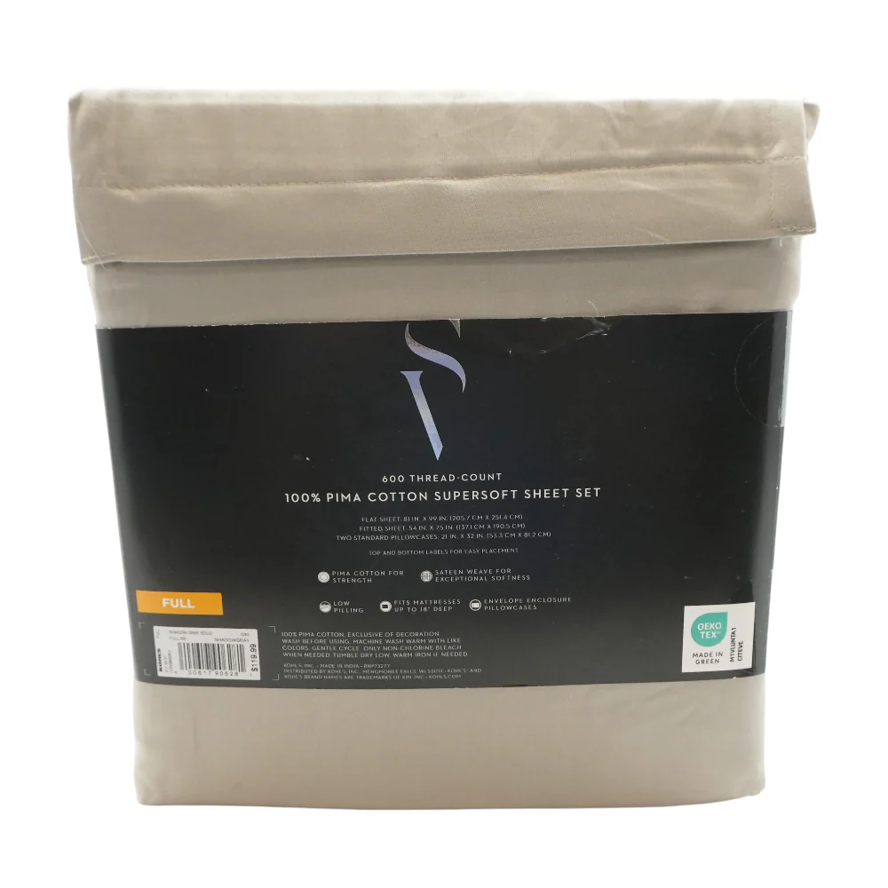 600 Thread-Count Full Sheet Set - Image 2