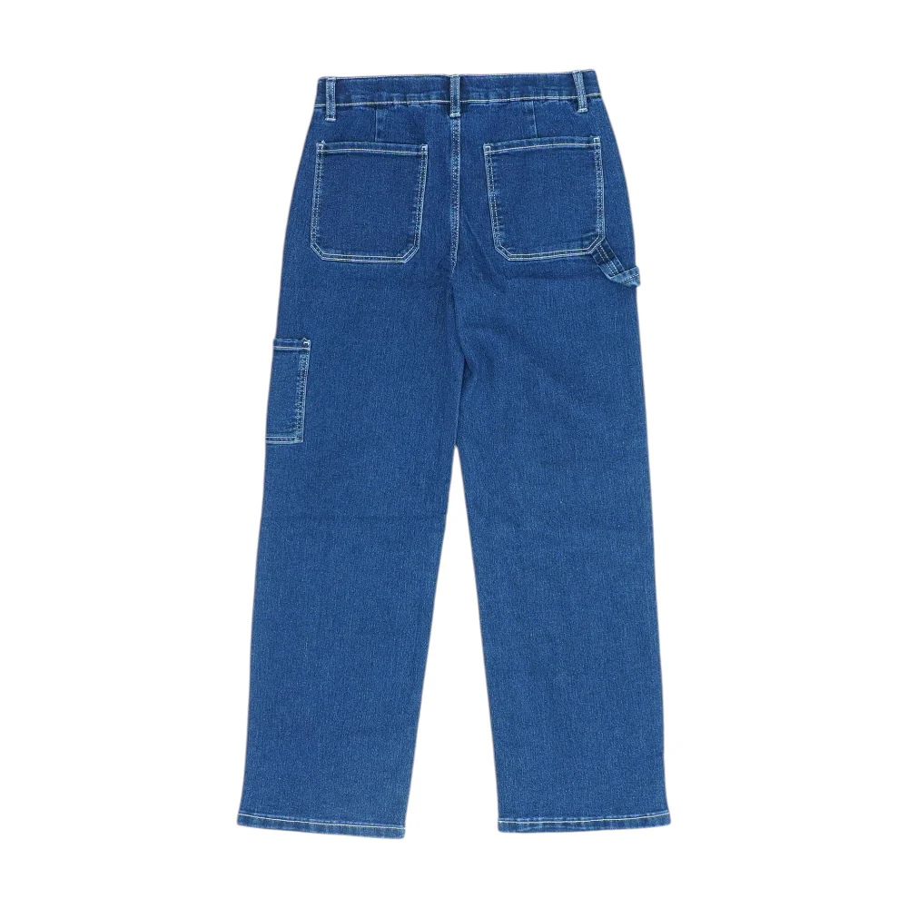 Blue Solid Jeans - Image 2