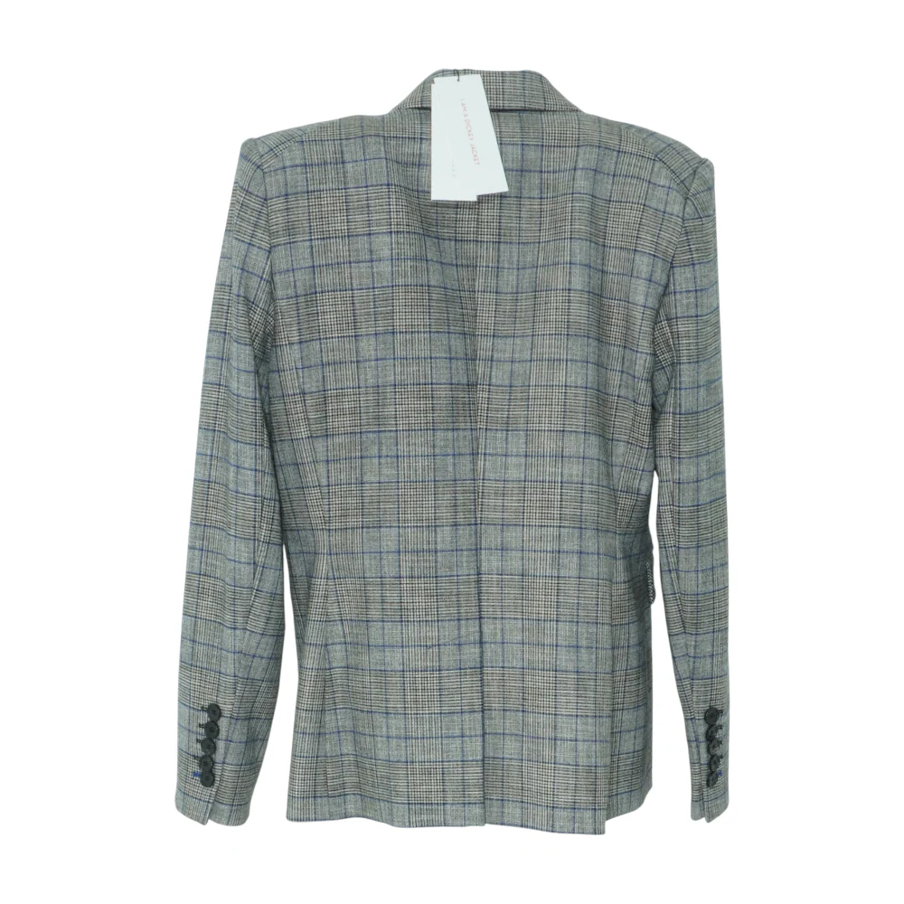 Gray Plaid Miller Dickey Jacket - Image 2
