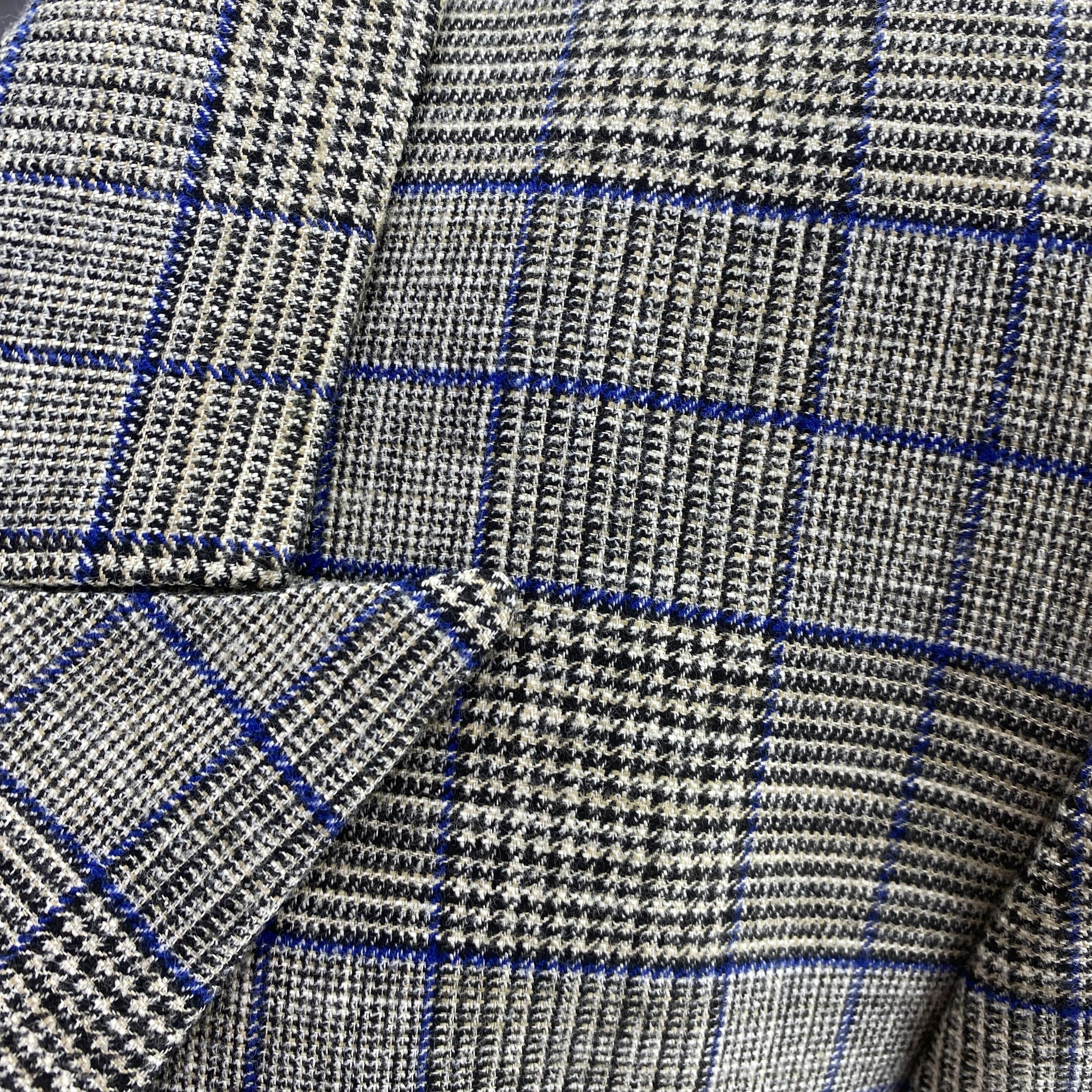 Gray Plaid Miller Dickey Jacket - Image 3