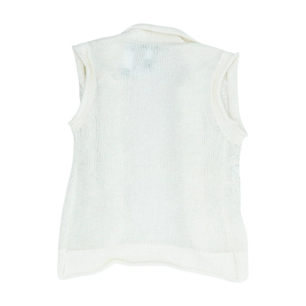 White Vest Sweater - Image 2