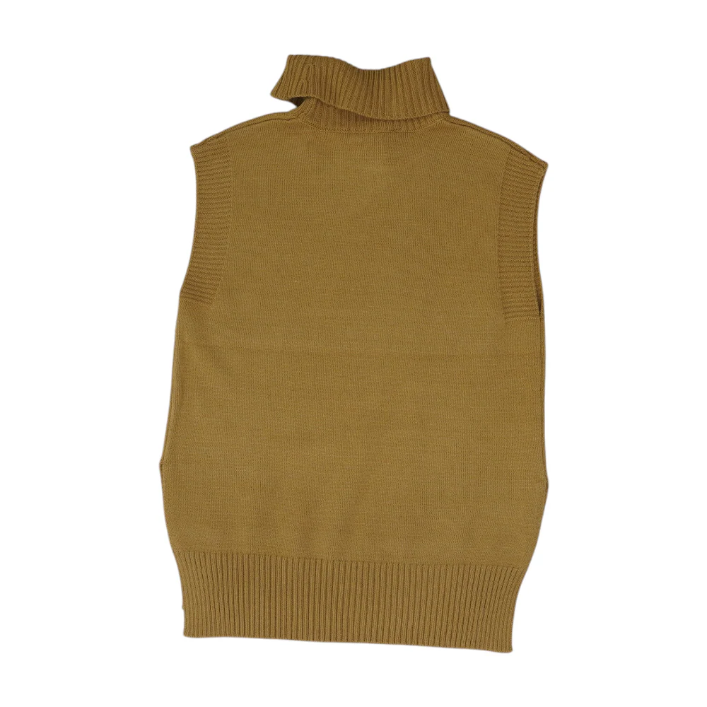 Tan Vest Sweater - Image 2