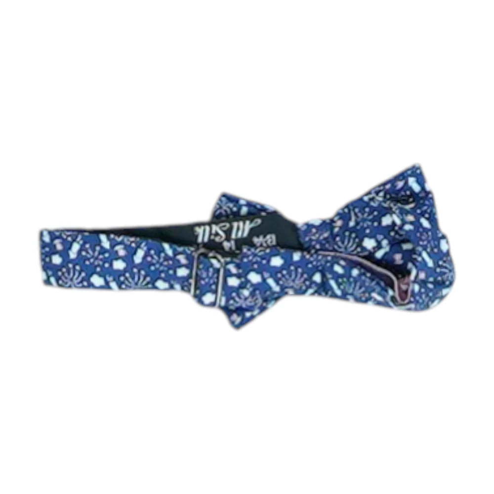 Navy Graphic Tie Polo - Image 2