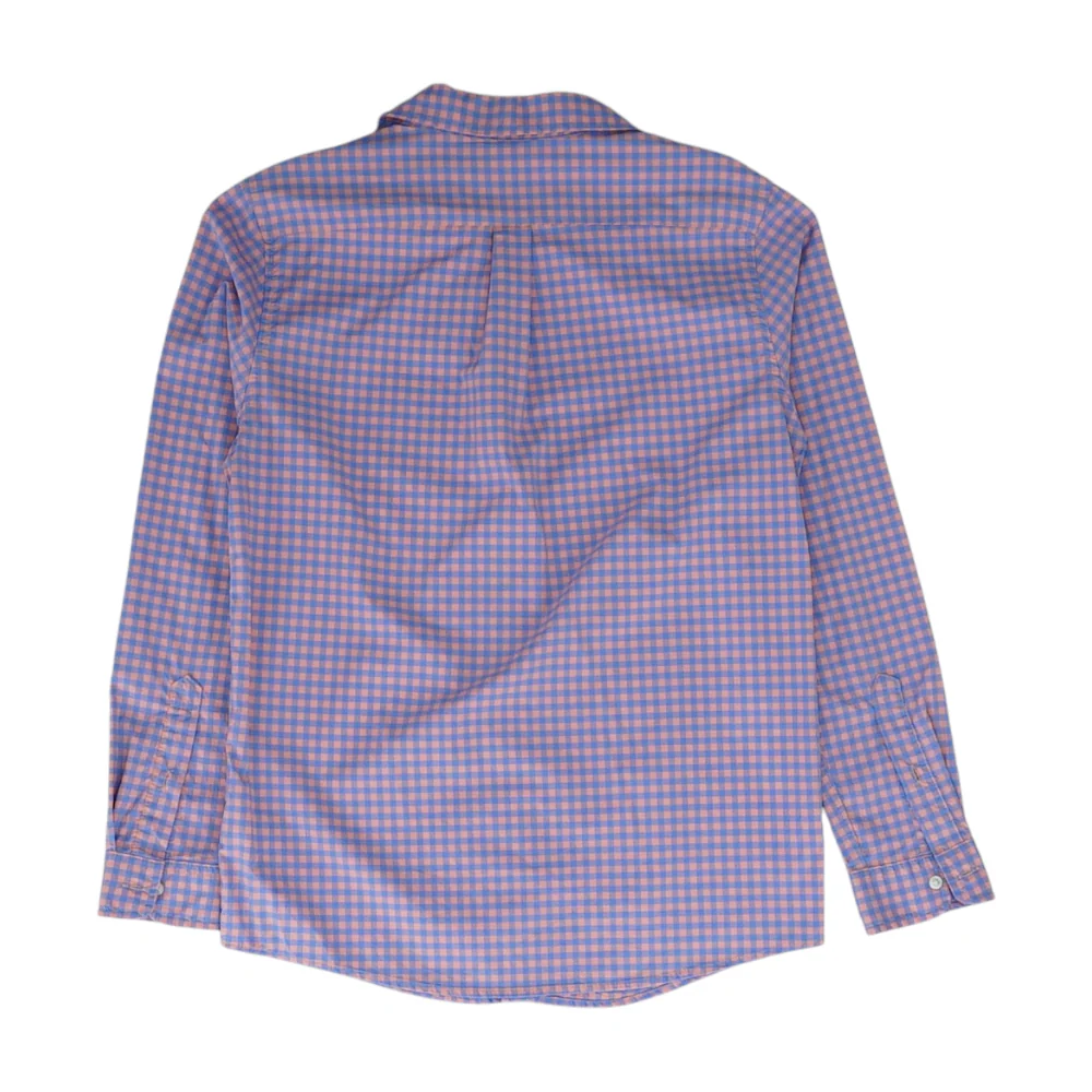 Blue Check Long Sleeve Button Down - Image 2
