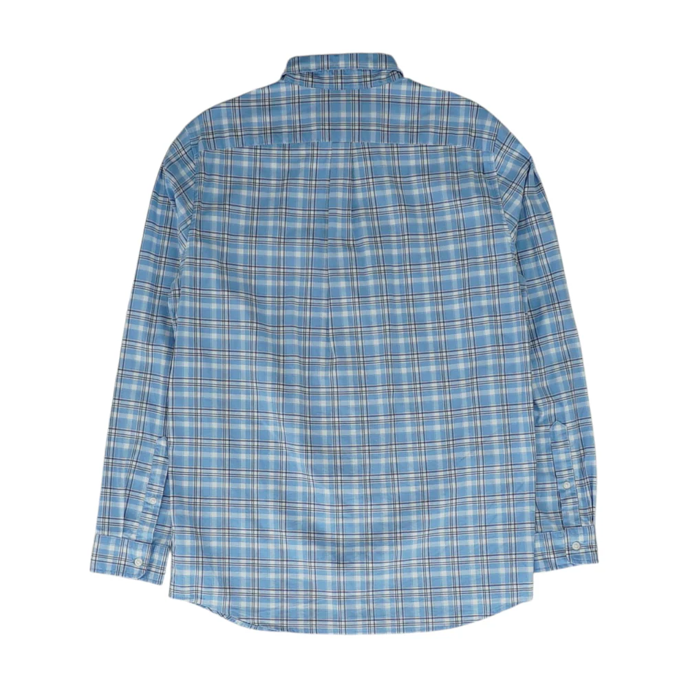 Blue Plaid Long Sleeve Button Down - Image 2