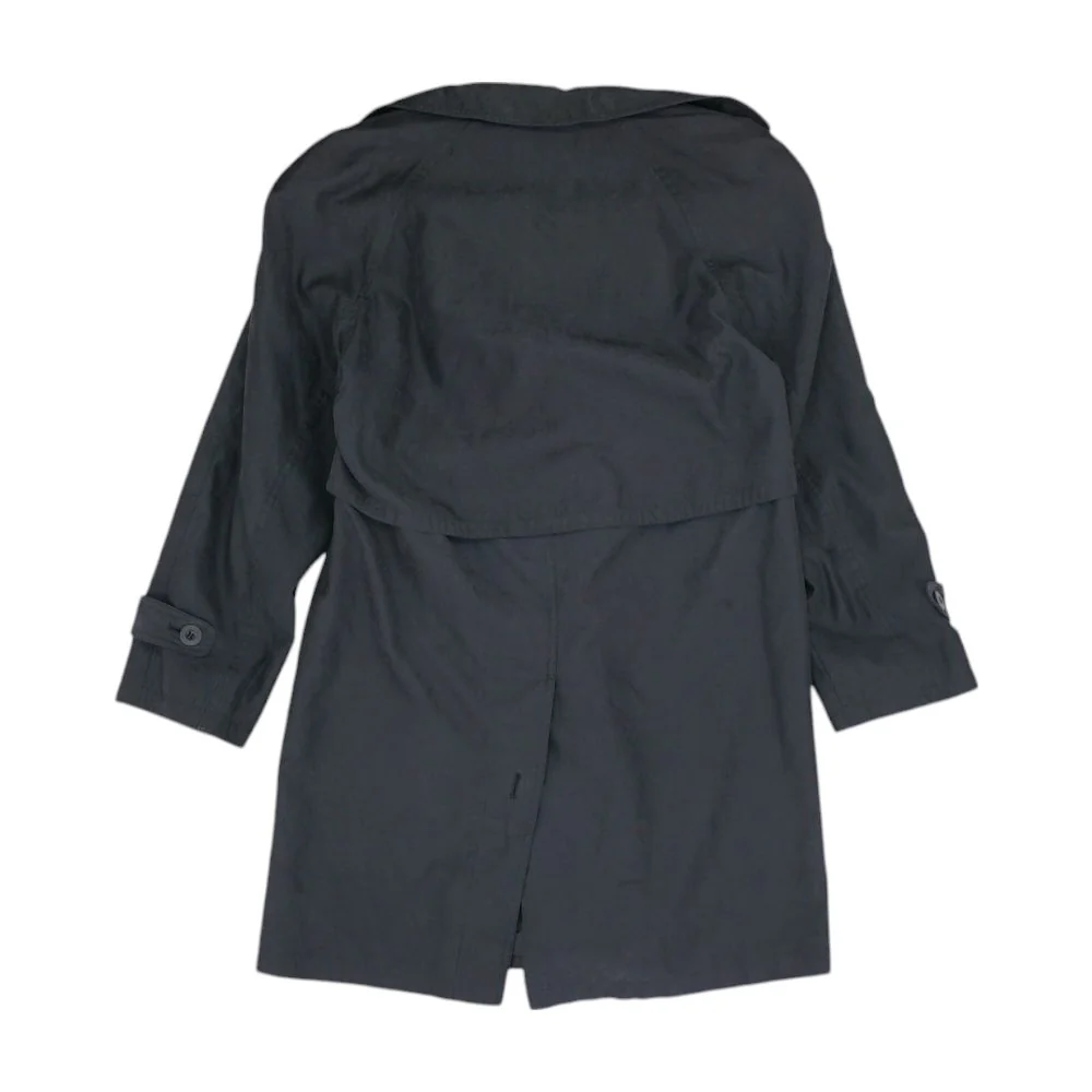 Vintage Black Button Front Coat - Image 2