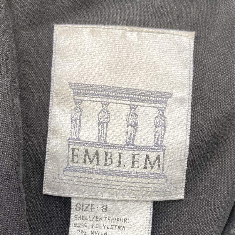 Vintage Black Button Front Coat - Image 3