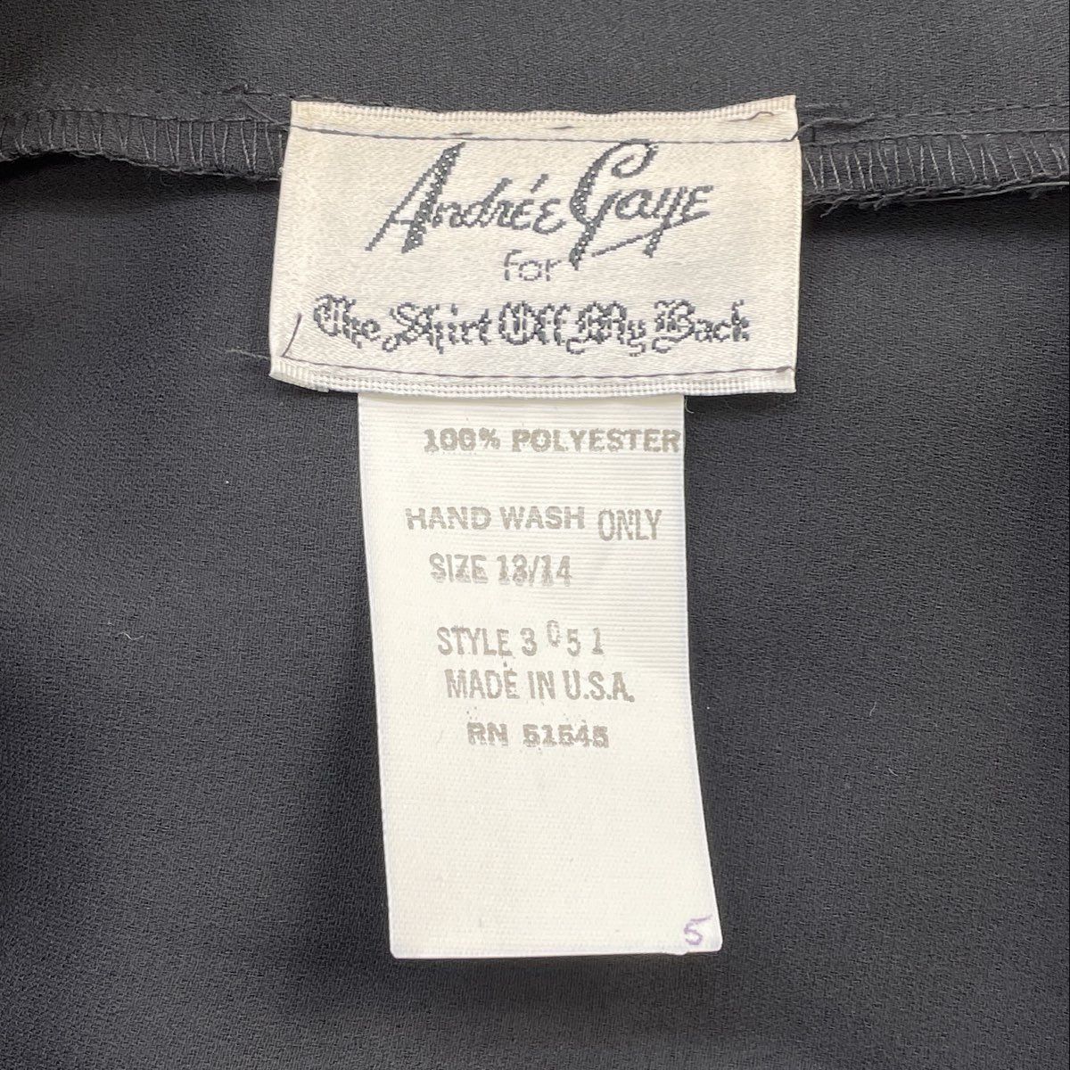 Vintage Black For the Shirt Off My Back Pant Dress Pants - Image 3