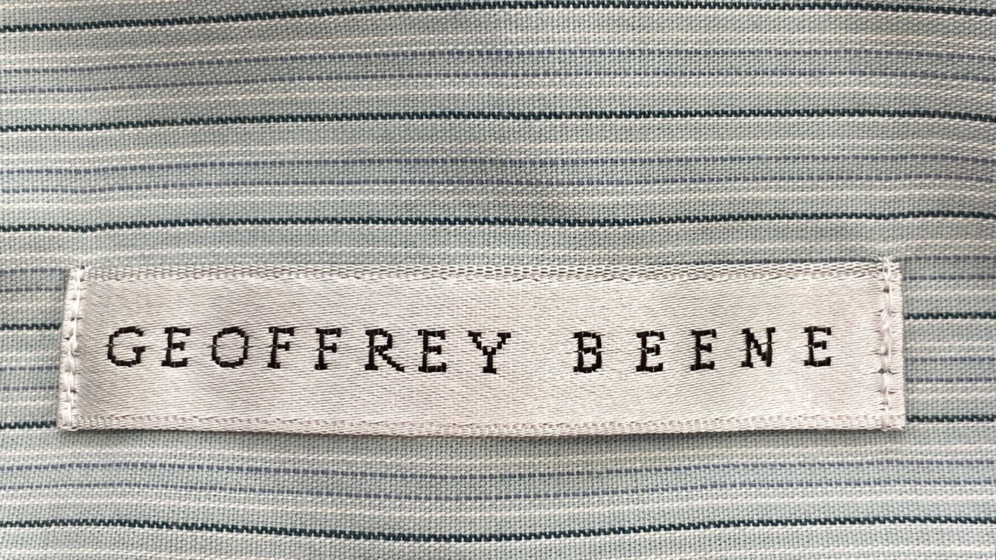 Vintage Blue Striped Long Sleeve Button Down - Image 3