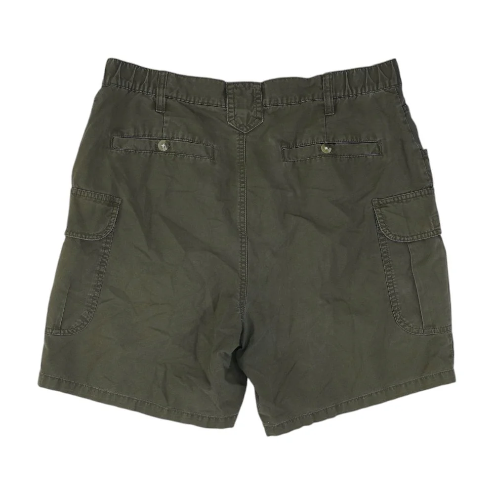 Vintage Green Cargo Shorts - Image 2