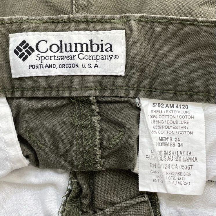 Vintage Green Cargo Shorts - Image 3