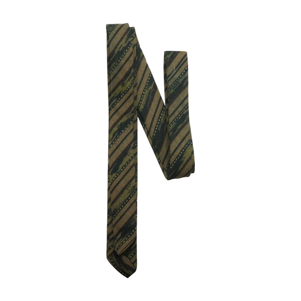 Vintage Multi Striped Neck Tie - Image 2