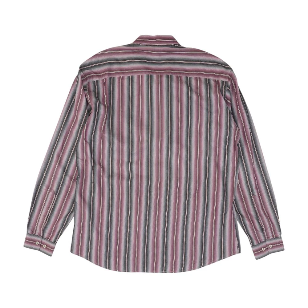 Vintage Purple Striped Long Sleeve Button Down - Image 2