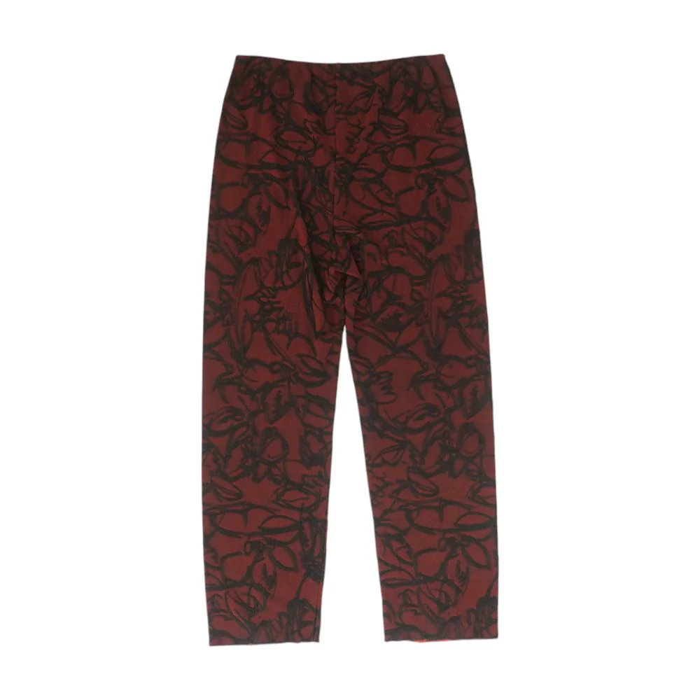 Vintage Red Fashion Leggings - Image 2