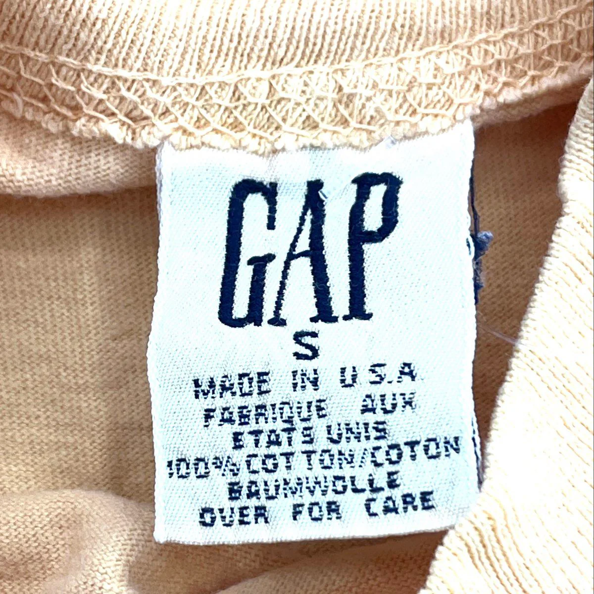 Vintage Yellow Tank T-Shirt - Image 3