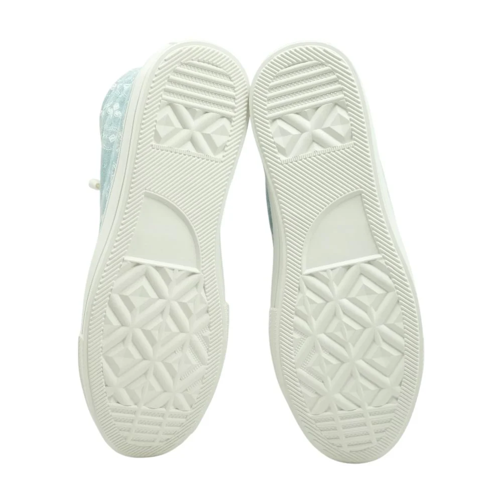 Virgenia Blue High Top Athletic Shoes - Image 3