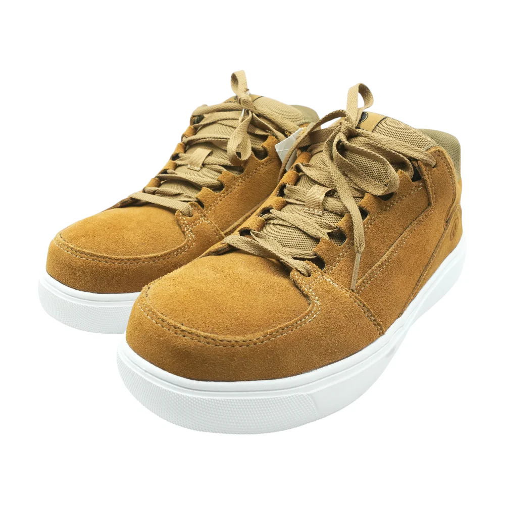 Tan Lace-Up Casual Shoes