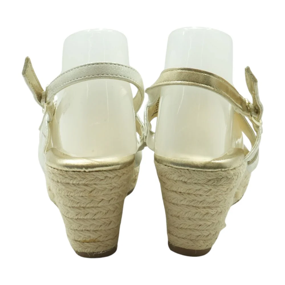 Wedge Silver Sandals - Image 2