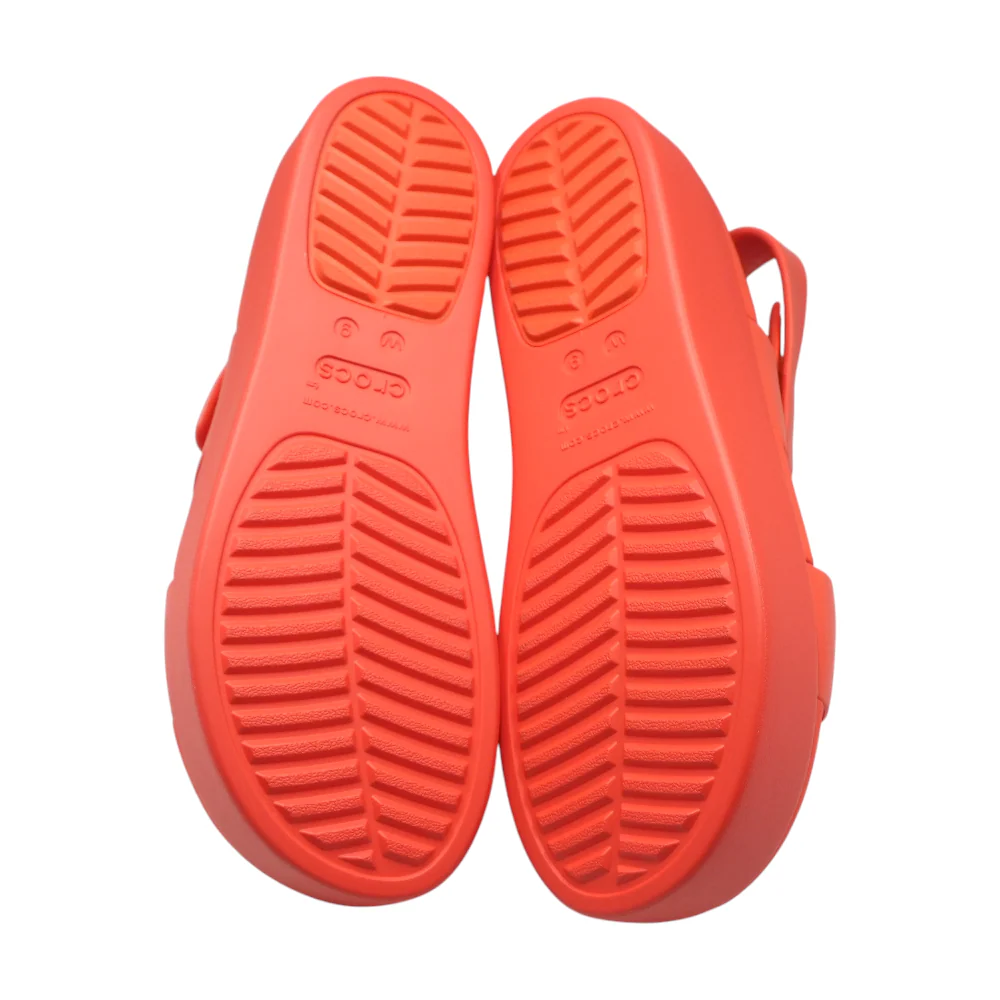 Red Wedged Sandals - Image 3