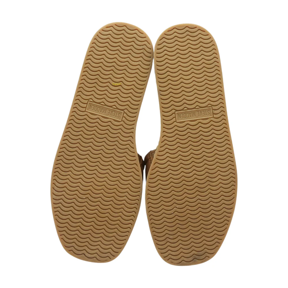 Brown Wedged Sandals - Image 3