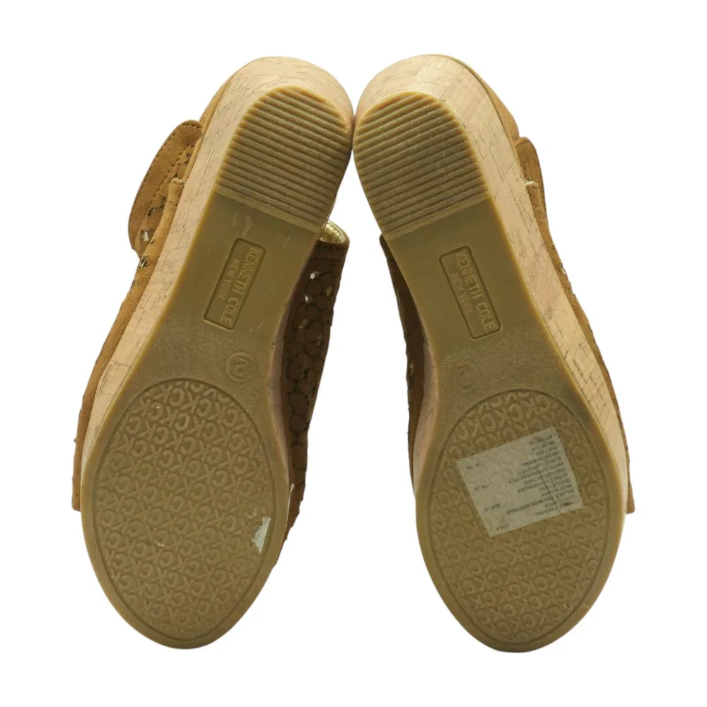 Wedges Brown Sandals - Image 3