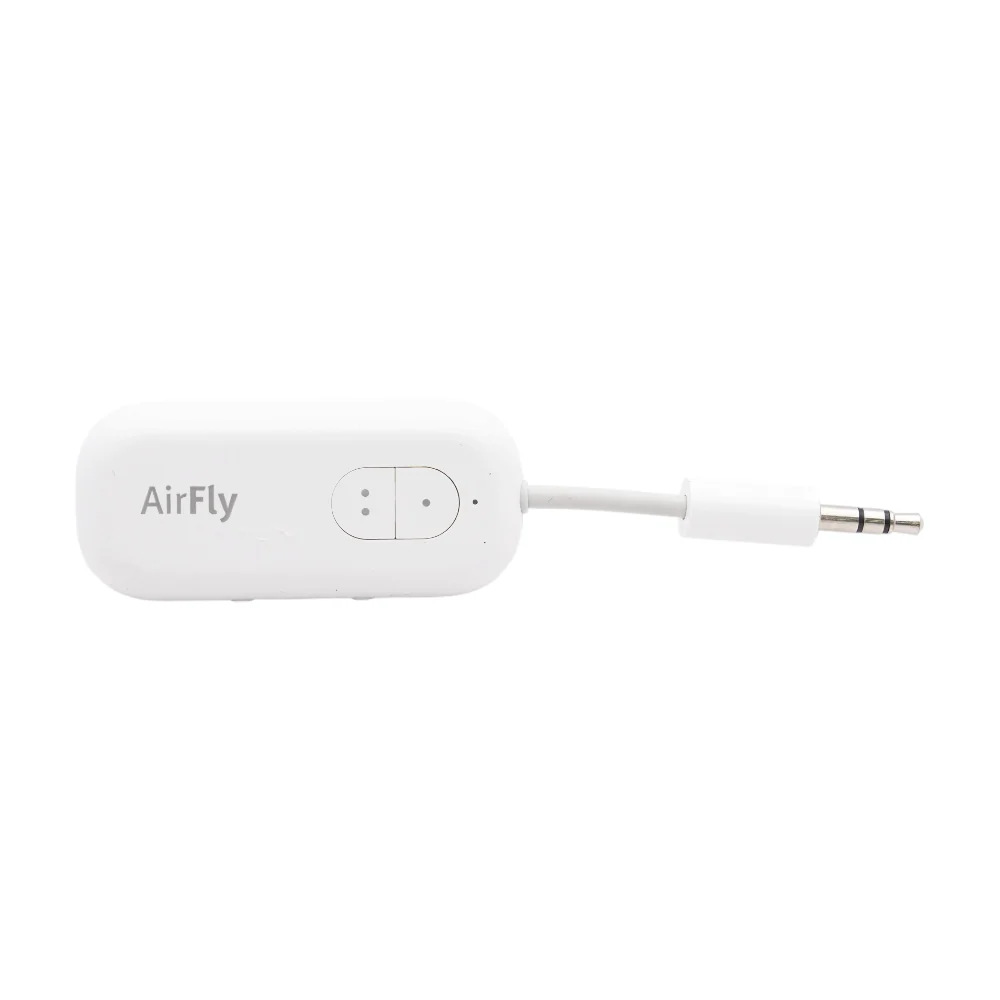 White AirFly Duo Bluetooth Wireless Transmitter