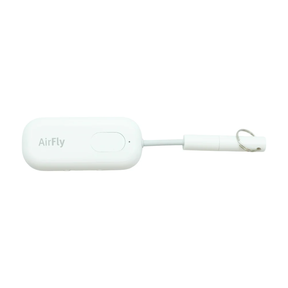 White AirFly Pro Bluetooth Wireless Transmitter