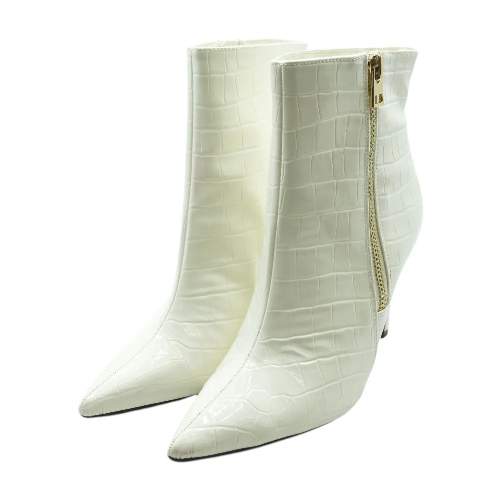 White Ankle Boots